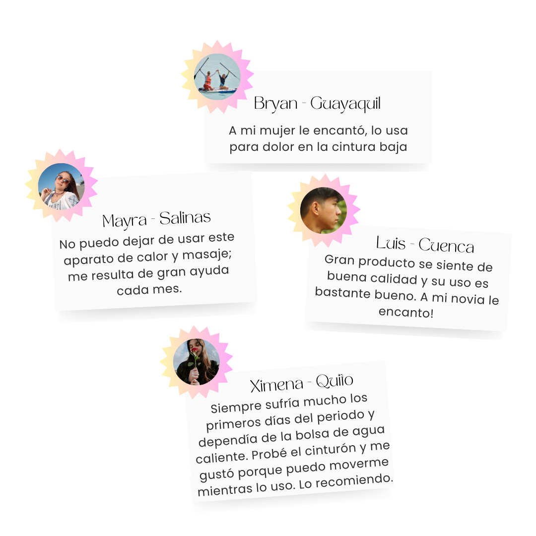 Cinturón Térmico Anticólicos Menstrual