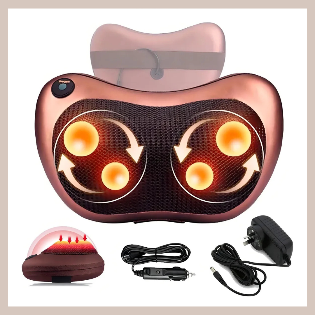 Almohada de Masaje Multiusos con Vibración y Calor