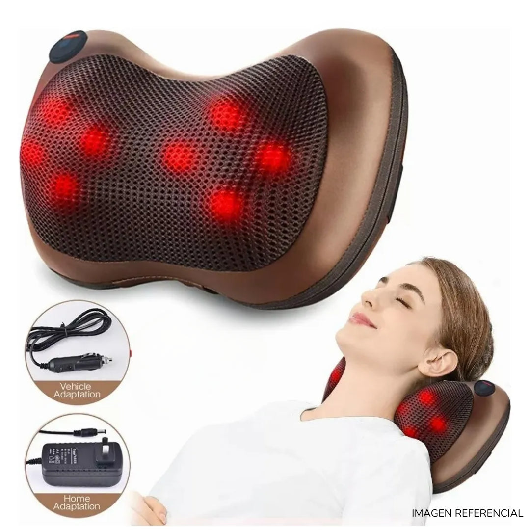 Almohada de Masaje Multiusos con Vibración y Calor