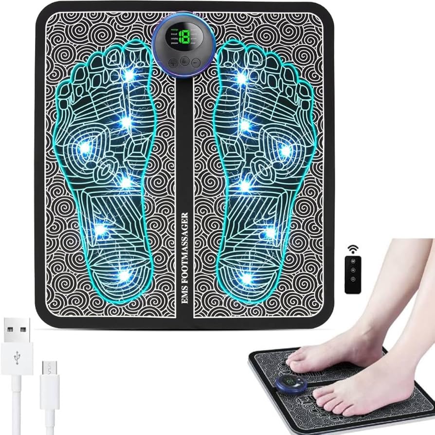Tapete Masajeador de Pies con Estimulación y Modos Ajustables