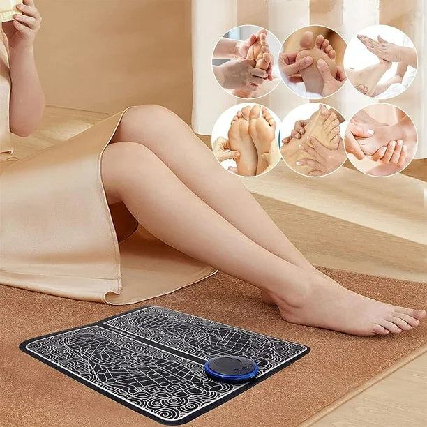 Tapete Masajeador de Pies con Estimulación y Modos Ajustables